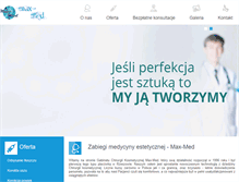 Tablet Screenshot of max-med.pl